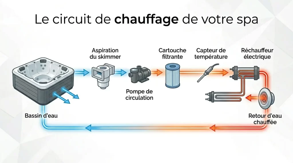 Mon spa ne chauffe plus : diagnostic, solutions et réparations, Ligne-Spa