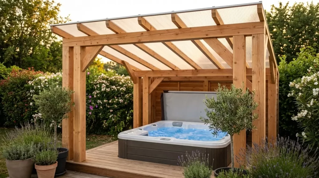 Comment fabriquer un abri pour spa fait maison : guide complet, Ligne-Spa