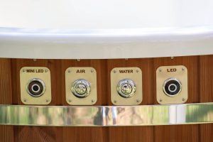 Boutons de contrôle pour spa.