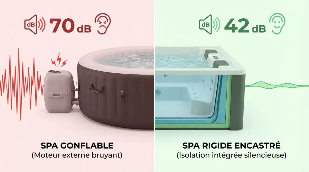 Spa silencieux : le guide complet pour une détente sans nuisances sonores, Ligne-Spa