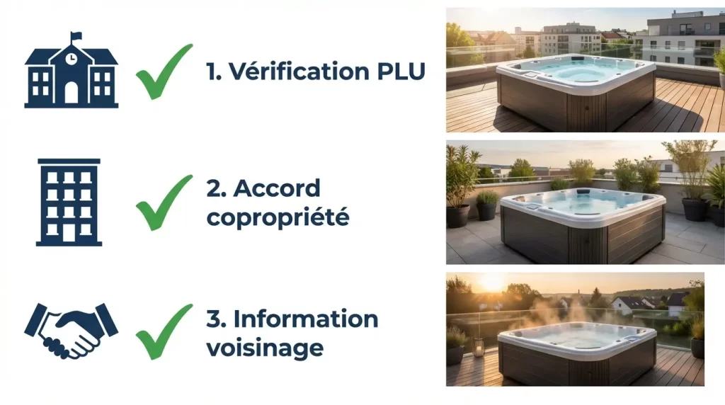 Autorisation pour un spa sur terrasse : que dit la loi ?, Ligne-Spa