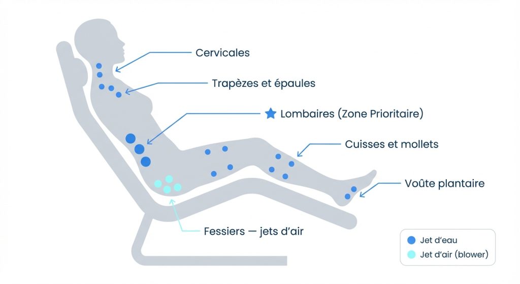 Jets de Spa : Tout comprendre pour choisir le spa qui vous offrira le meilleur massage, Ligne-Spa