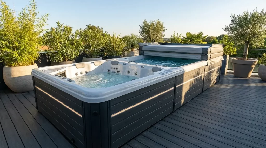 Spa de nage bi-zone : le guide complet pour bien choisir son double bassin, Ligne-Spa
