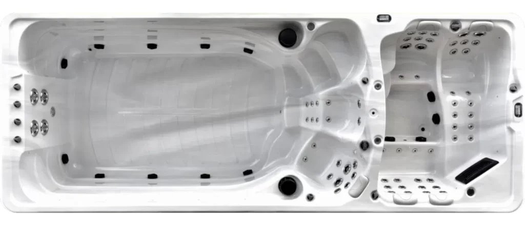 Spa de nage bi-zone : le guide complet pour bien choisir son double bassin, Ligne-Spa