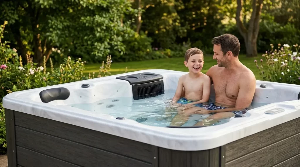 Jacuzzi et enfant : à quel âge, quels risques et quelles précautions ?, Ligne-Spa