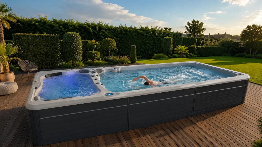 Piscine à contre-courant : guide complet et pourquoi le spa de nage est la meilleure alternative, Ligne-Spa