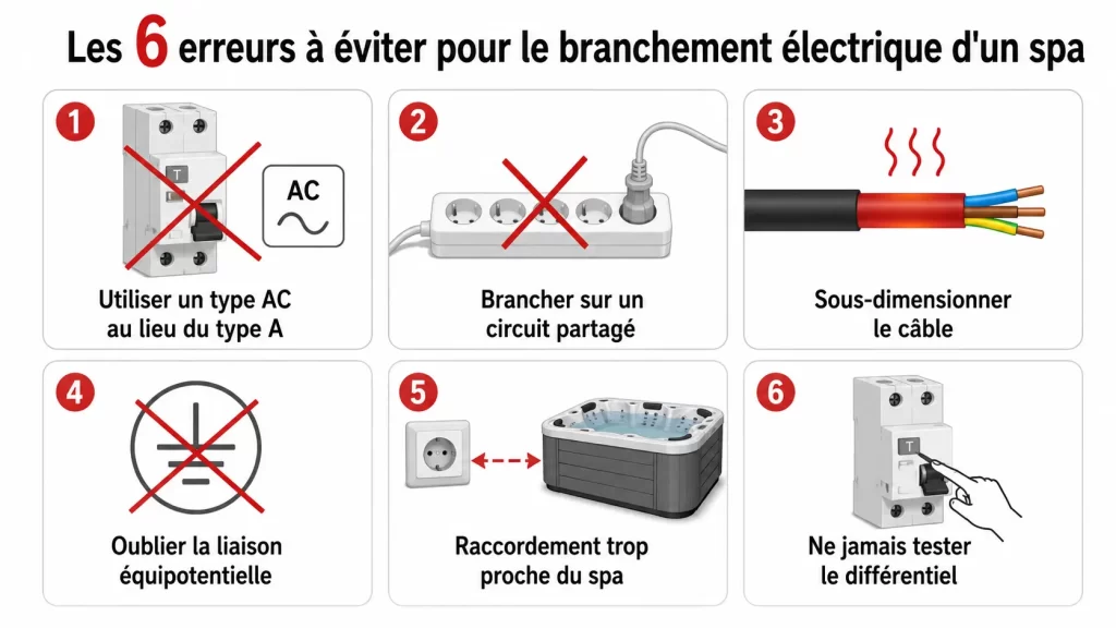 Différentiel type A ou AC pour spa : lequel choisir pour une installation sûre ?, Ligne-Spa