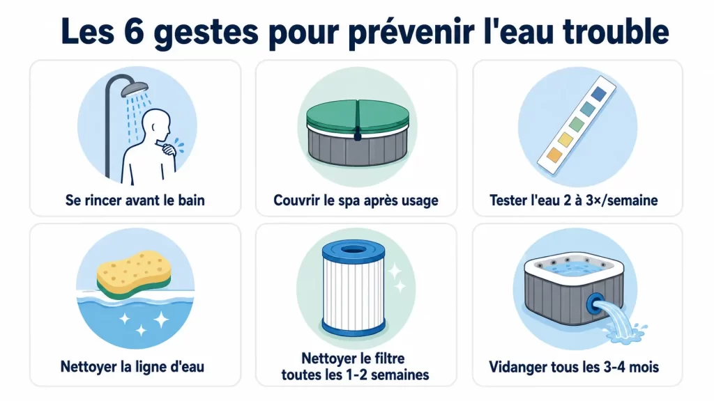 Spa & eau trouble : peut-on se baigner sans risque ?, Ligne-Spa