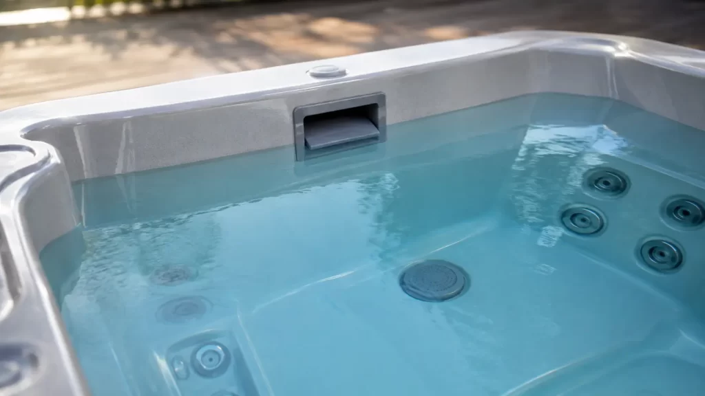 Skimmer pour spa : rôle, fonctionnement et entretien du composant clé de votre filtration, Ligne-Spa