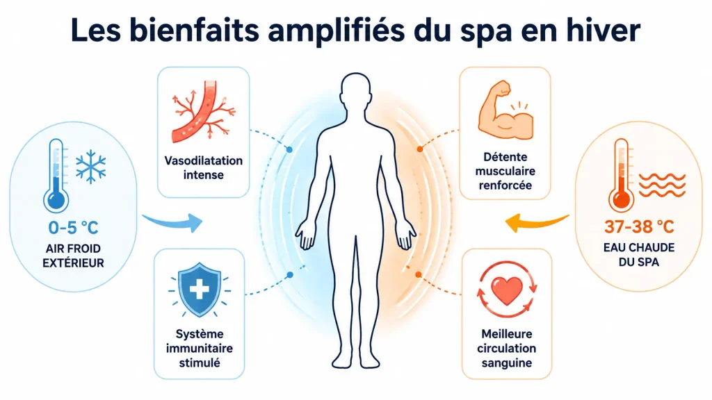 Spa extérieur en hiver : peut-on l’utiliser et comment le protéger ?, Ligne-Spa