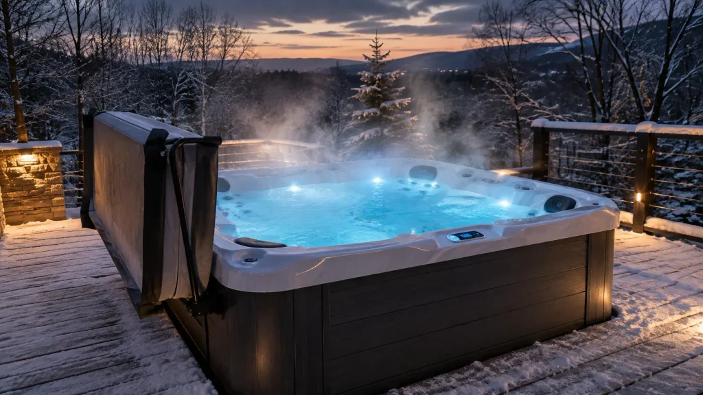 Spa extérieur en hiver : peut-on l’utiliser et comment le protéger ?, Ligne-Spa