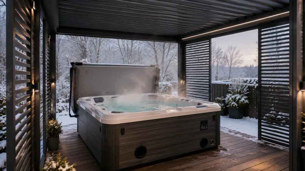 Spa extérieur en hiver : peut-on l’utiliser et comment le protéger ?, Ligne-Spa