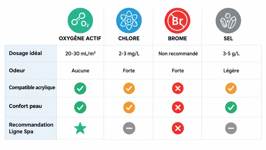 Traitement des spas : le guide complet pour une eau claire et saine, Ligne-Spa