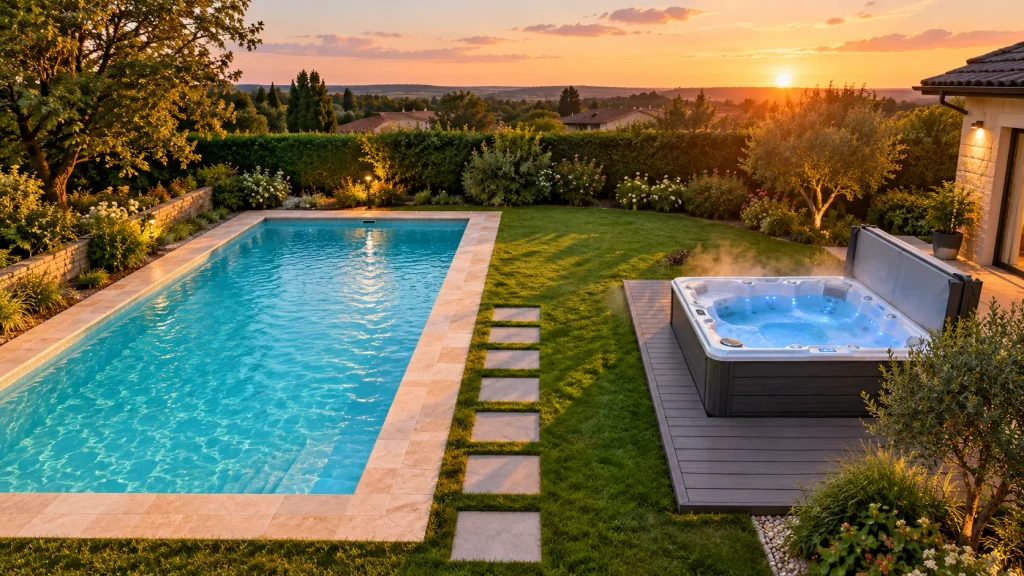 Piscine ou jacuzzi : que choisir ? Le comparatif complet, Ligne-Spa
